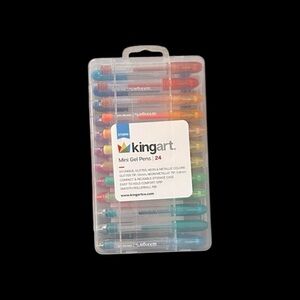 5/$25 Kingart Mini Neon, Metallic & Glitter Gel Pens Set